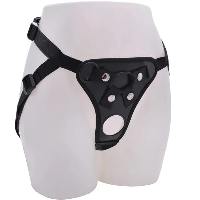 Women Men Strap On Dildo Panties Wearable Penis Penetration Vagina Anal Massage Leather Harness Sex Toys For Couples Lesbian Gay