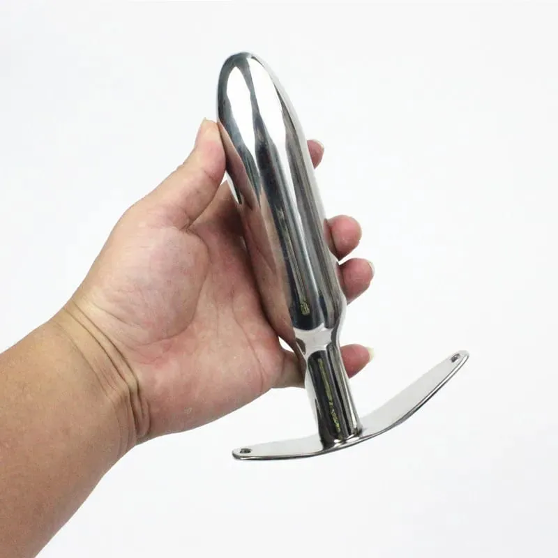 Anal Ball 6 Sizes Solid Stainless Steel Anus Dilator Butt Stopper Adult Game Butt Plug Anal Sex Toys for Male and Female H8-1-38