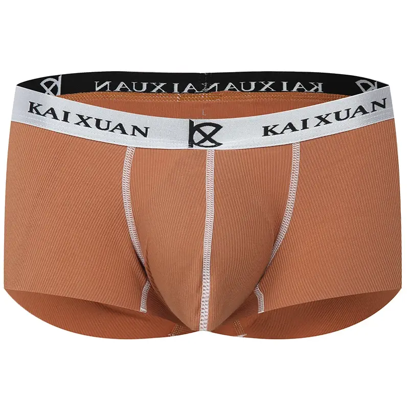 Fashion Men's Underwear Ultra-thin Breathable Boxers Shorts Low-rise Panties