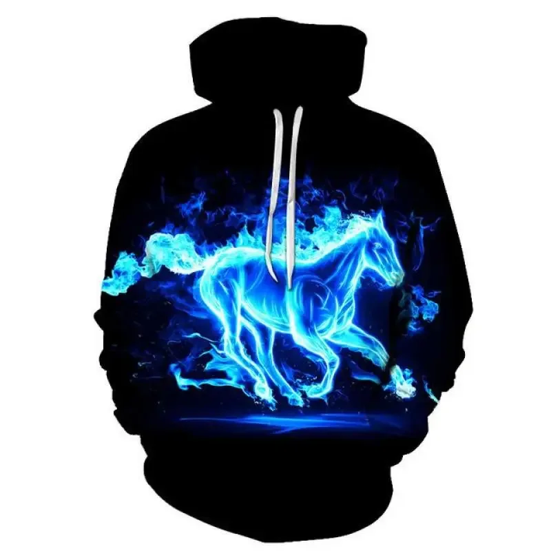 2021 neue Bunte Flamme Hoodie 3D Sweatshirt Männer/Frauen Mit Kapuze Herbst Und Winter Mantel männer Kleidung lustige Jacke schwarz Hoodies — image 7