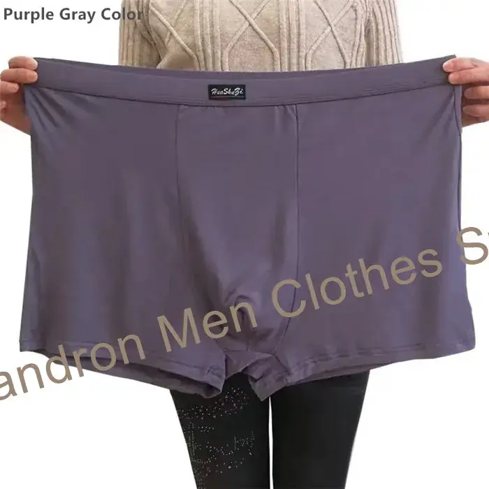 Boxers macios de fibra de bambu homem 140kg plus size 8xl 7xl 6xl boxershorts masculinos cuecas de grandes dimensões respirável calcinha sólida