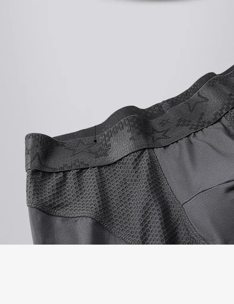 Herren Unterwäsche Modal Boxer Shorts Hombre Solide Mesh Atmungsaktive Höschen Mann Lange Bein Unterhose Cueca Calzoncillos XL-6XL