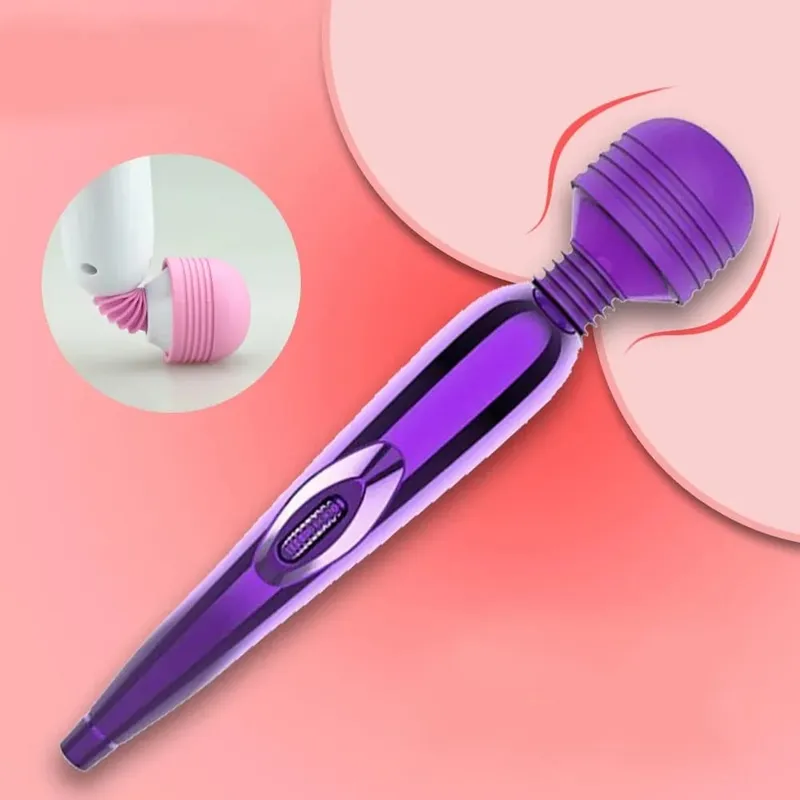 Juguetes sexuales para adultos para mujeres varita mágica AV Stick vibrador masturbación femenina productos eróticos Vagina masajeador de clítoris huevo vibrador
