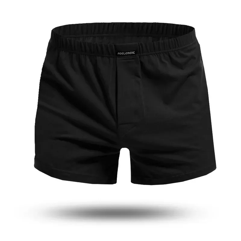 Boxer da uomo casual in cotone intimo da uomo bauli in tessuto pantaloni a freccia boxer larghi maschili Homme Pouch mutande taglie forti L-3XL