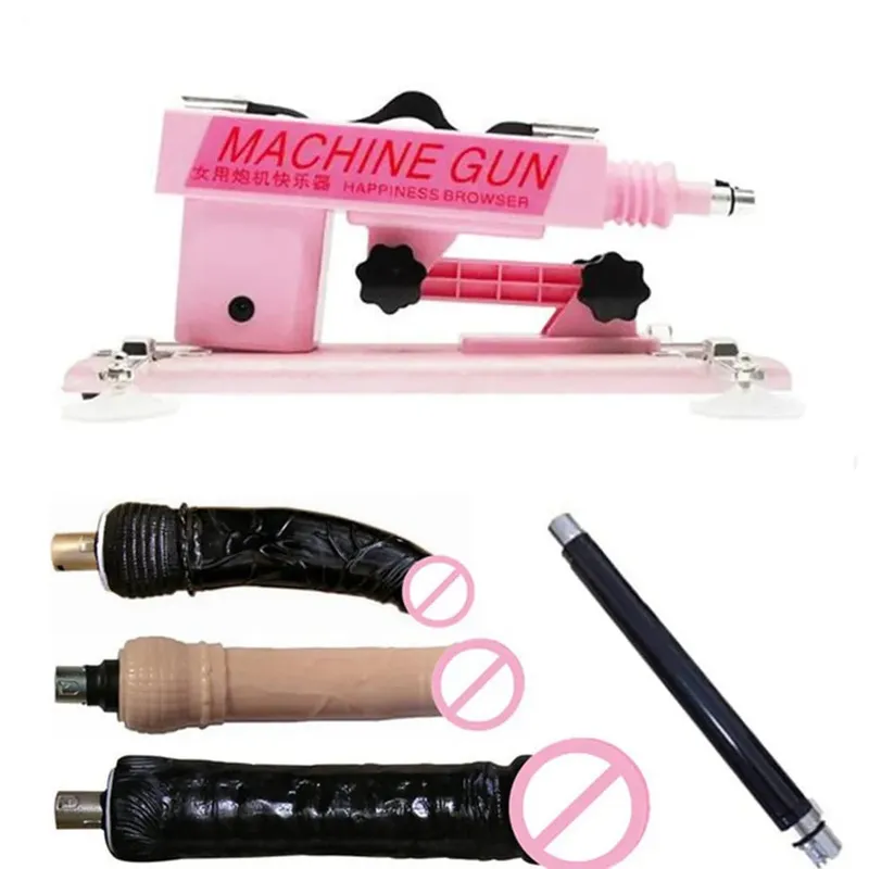 Strong Motor Automatic Vibartor Sex Machine with Dildo Attachments Adjustable Gun Love Machine Sex Toys for Man Women Adult Game
