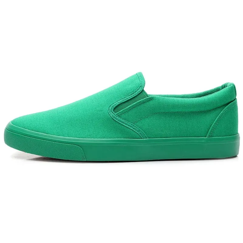 Lona sapatos de condução homens verde preto amarelo branco sapatos de lona vulcanizada dos homens designer tênis moda mocassins