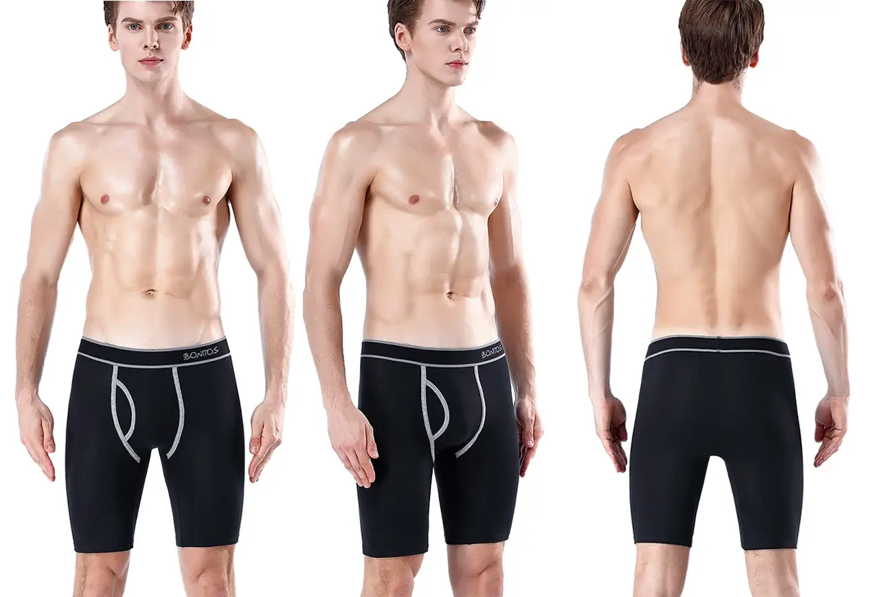 5Pcs Set Men Boxer Long Leg Underwear Men Underpants Male Panties Cotton Sexy BoxerShorts Boxer Shorts Brand Slip