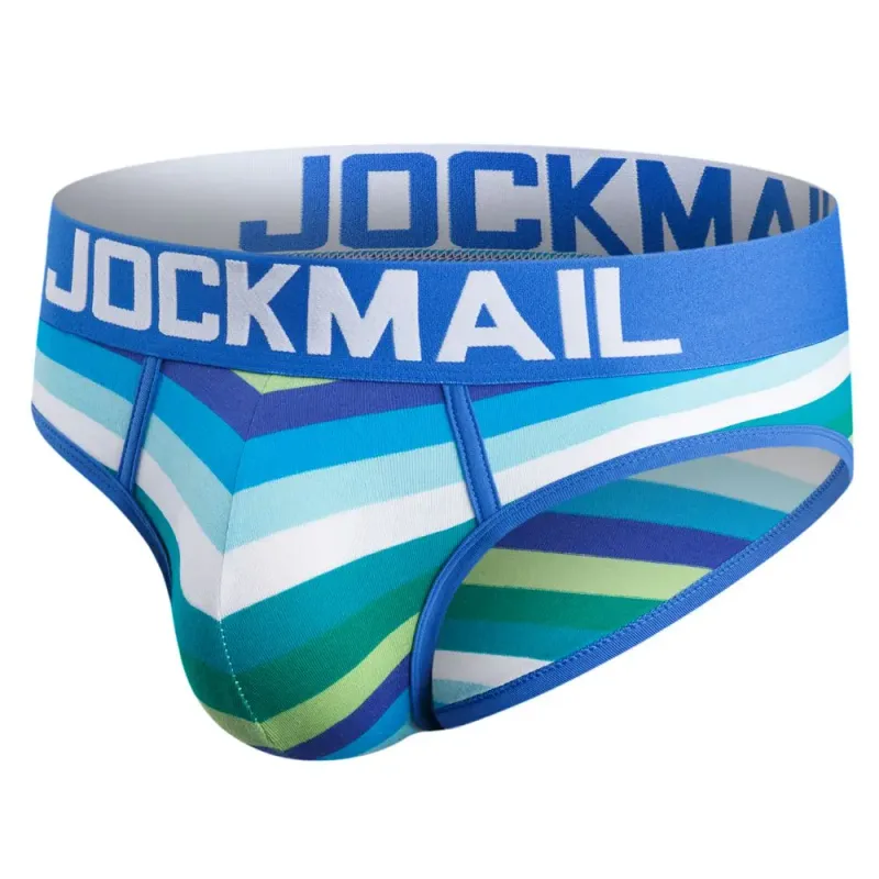 Jockmail Celana Dalam Pria Seksi Celana Dalam Katun Rendah Naik Renda Benang Jaring, Celana Pendek Musim Panas Sejuk Calzoncillos Hombre Slip