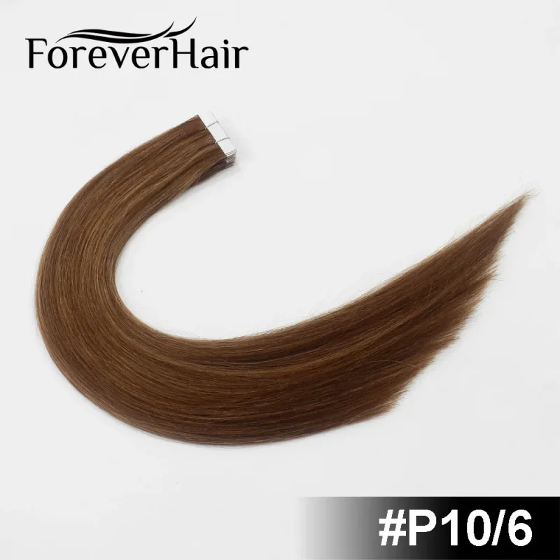 2.0 g/pz 20 "20 Pz Remy Tape nelle estensioni dei capelli Colore pianoforte Estensioni dei capelli umani con trama della pelle dritta senza soluzione di continuità