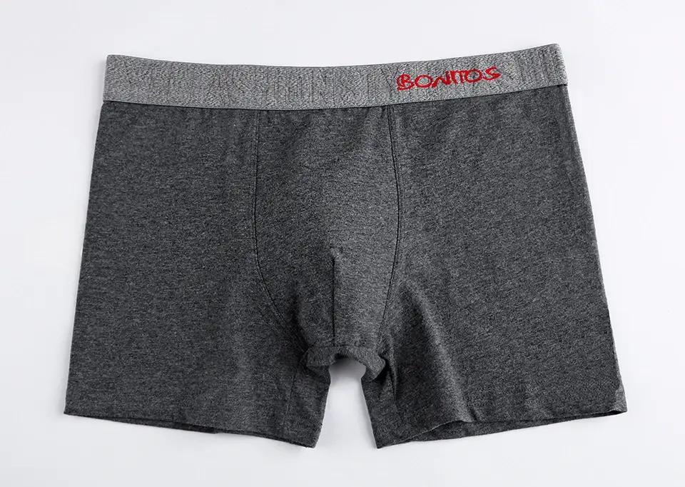 Märke Underkläder Herr Boxershorts Bokstav Elastiskt midjeband Herrtrosor Naturlig bomull Herrkalsonger Boxershorts av hög kvalitet