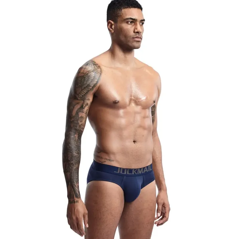 ブランド男性下着通気性セクシーなメンズブリーフスリップパンツ綿快適な Cueca 男性パンティーショーツ