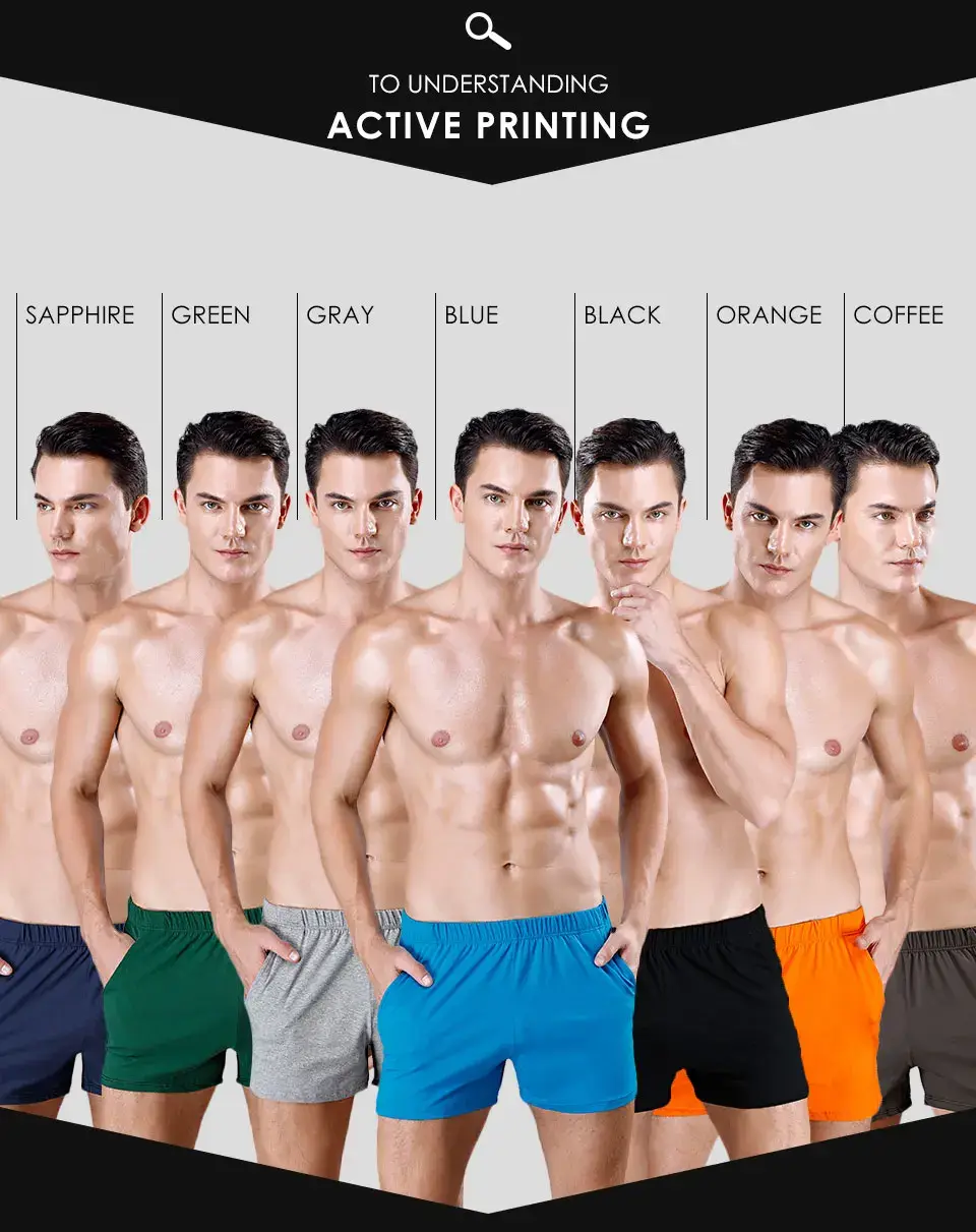1pc/3pcs pantaloncini larghi estivi da uomo pantaloncini boxer di cotone comodi moda uomo pantaloni sportivi corti traspiranti per la casa pantaloncini Casual