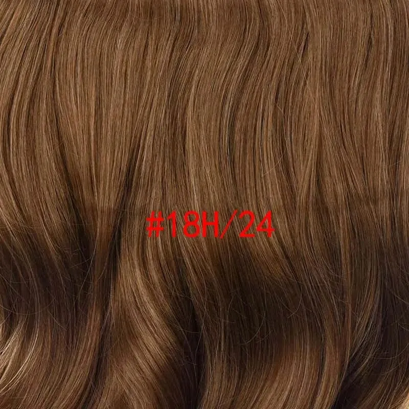 Silike 180g Fish Line Synthetic Wavy Clips in One Piece Hair Extensions 24 inch 17 Colors Heat Resistant Hair Extension