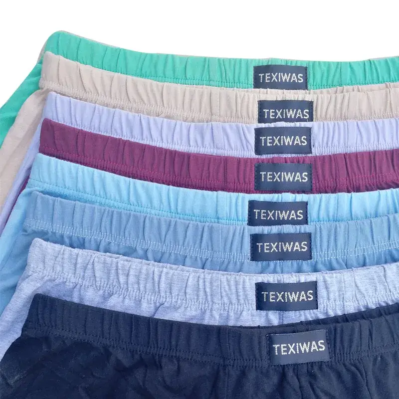 7XL 8XL 100% Katun 4 Buah/Lot Celana Dalam Ukuran Besar Boxer Pria Celana Pendek Ukuran Besar Ukuran Besar Pakaian Dalam Katun Sejuk