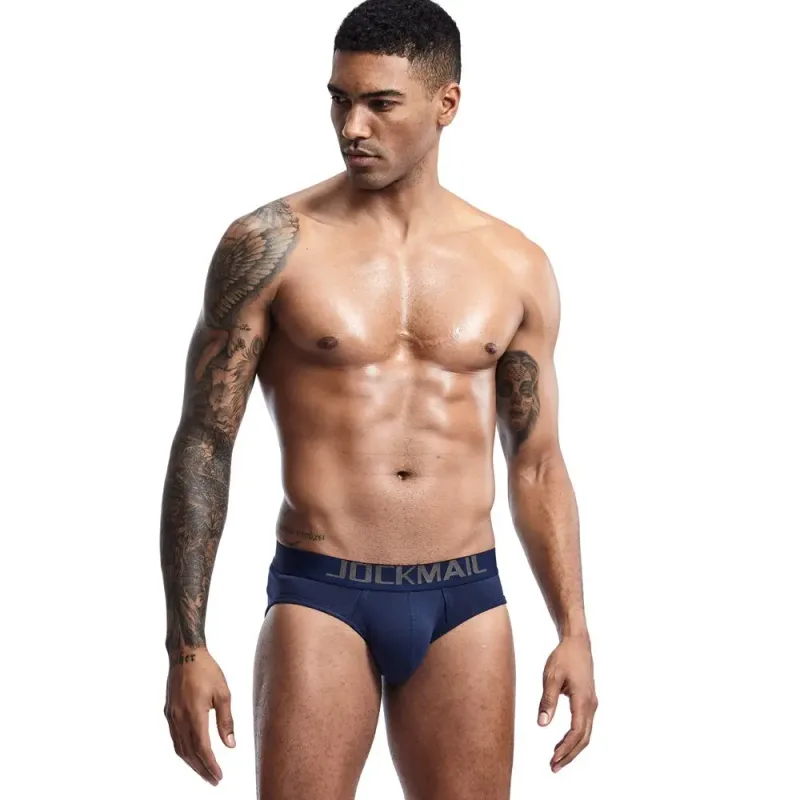 ブランド男性下着通気性セクシーなメンズブリーフスリップパンツ綿快適な Cueca 男性パンティーショーツ