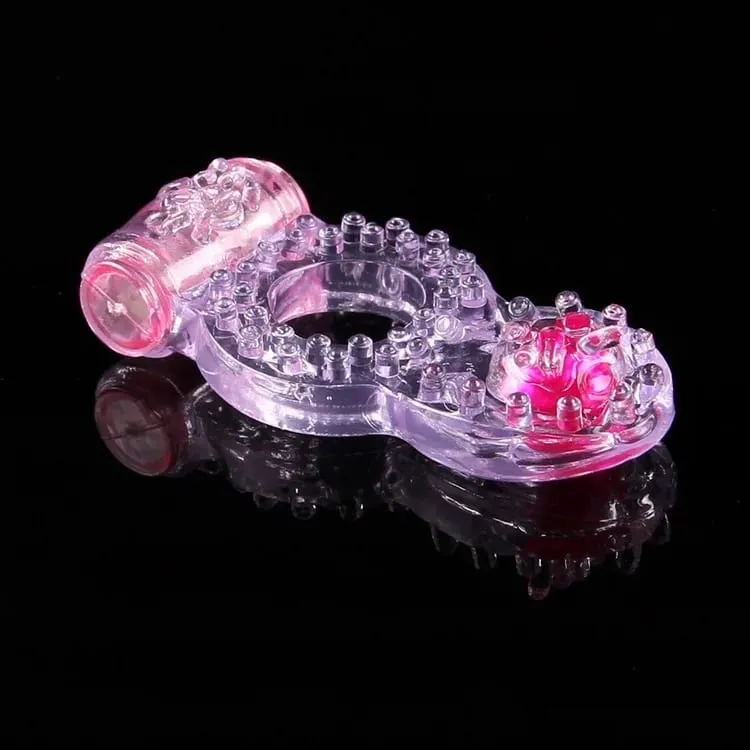 Triple Couples Dual Pleasure Delay Δαχτυλίδι δονούμενος δακτύλιος διεγέρτης κλειτορίδας μεγαλύτερης διάρκειας στύσεις έντονες εκσπερματώσεις Παιχνίδια σεξ για άνδρες — image 5