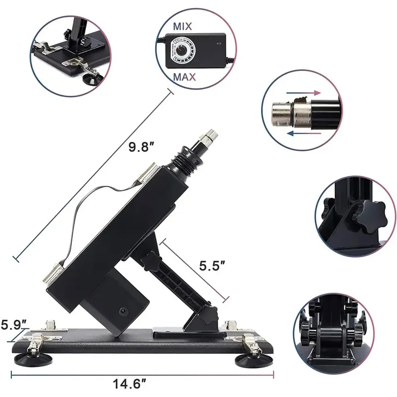 Mga Sikat na Sex Machine para sa Babae na Nag-masturbate Pumping Sex Gun Adjustable Speed ​​Love Machine para sa mga Babae，Mga Laruang Pang-Sex