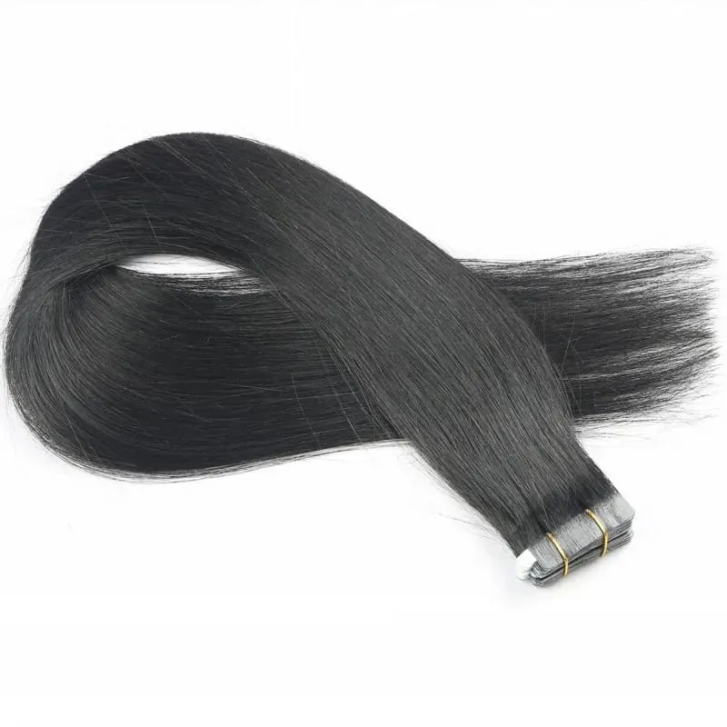 Toysww Russian Tape In Virgin Remy Hair Extensions From One Donor Cuticle Intact Adhesive Premium Tape in Virgin Hair 50g 100g