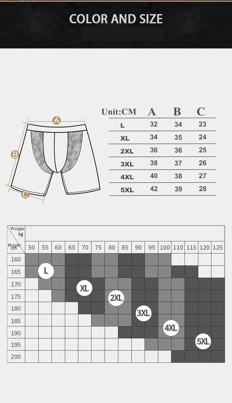 Mens Underwear Modal Boxers Shorts Homme Panties Man U Convex Pouch Middle Long Leg Underpants Lalaki Cueca calzoncillo Malaking Sukat