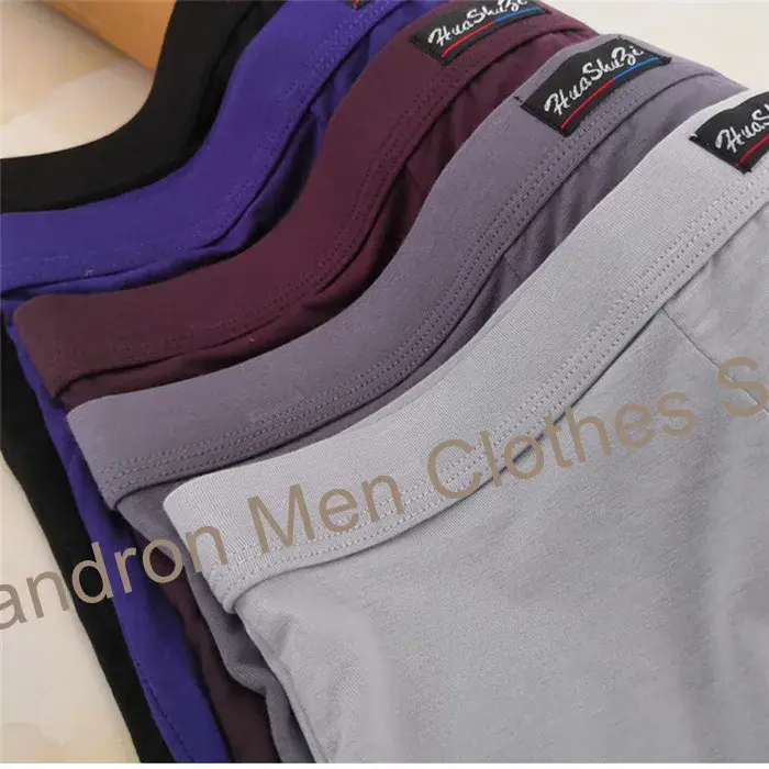 Boxers macios de fibra de bambu homem 140kg plus size 8xl 7xl 6xl boxershorts masculinos cuecas de grandes dimensões respirável calcinha sólida