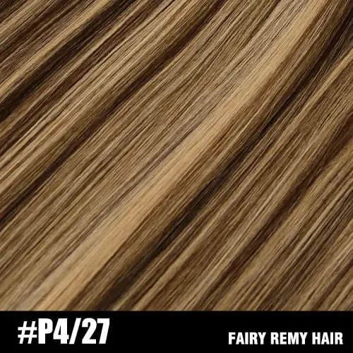 Bande dans les Extensions de cheveux cheveux humains 100% réel Remy Extension de cheveux humains Balayage faits saillants couleur 2.0 g/pièce 16 18 20 22 pouces