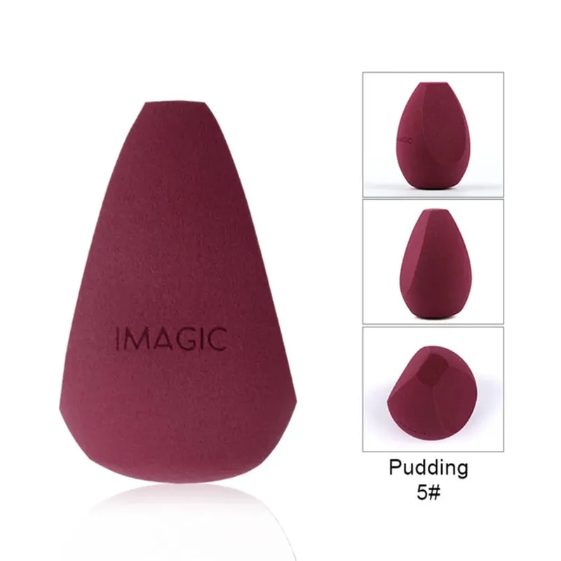 1PC Fashion Colorful Smooth Wet Dry Dual Use Cosmetic Puff Foundation Blender Makeup Sponge Powder Puff Beauty Makeup Tools