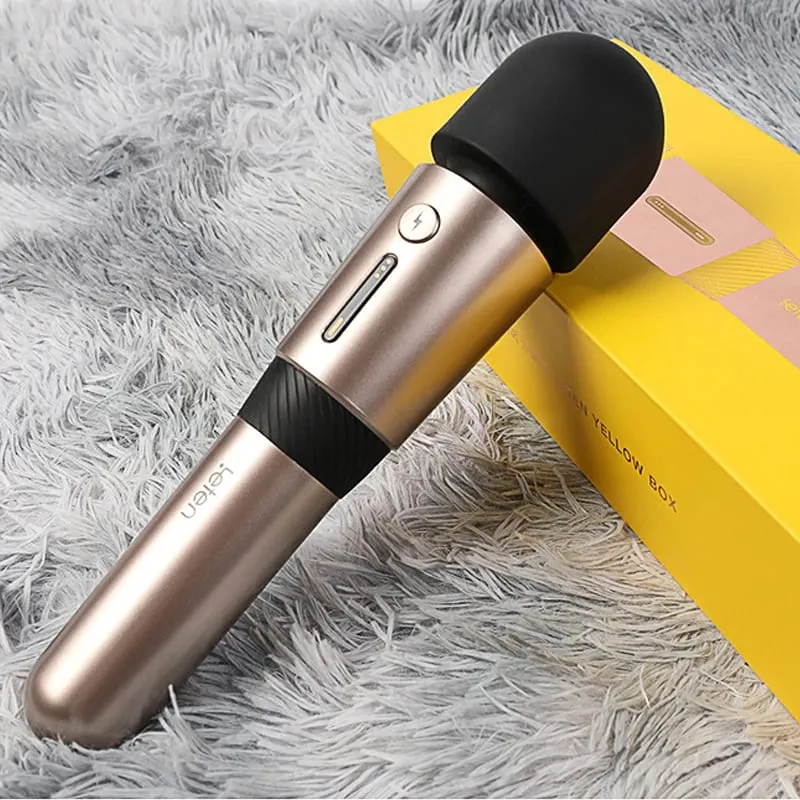 Leten Fulmine 3 Potente vibratore Testa grande Bacchetta magica AV Massaggiatore Capezzolo femminile Stimolatore del clitoride Giocattoli adulti del sesso per le donne