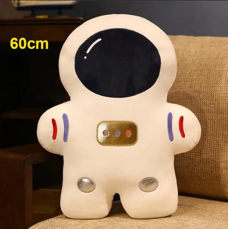 Creative Stuffed Pillow Space Astronaut Plush Toys Nakakatawang Simulation Mars Aviation Cushion para sa mga Bata Boys Birthday Gift