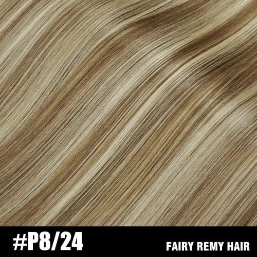 Bande dans les Extensions de cheveux cheveux humains 100% réel Remy Extension de cheveux humains Balayage faits saillants couleur 2.0 g/pièce 16 18 20 22 pouces