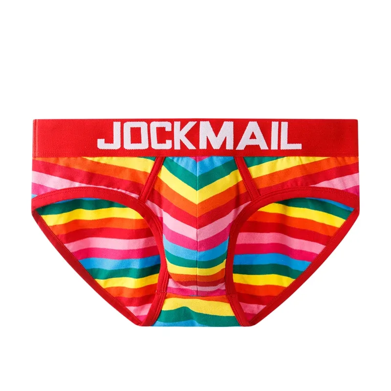 Jockmail Celana Dalam Pria Seksi Celana Dalam Katun Rendah Naik Renda Benang Jaring, Celana Pendek Musim Panas Sejuk Calzoncillos Hombre Slip
