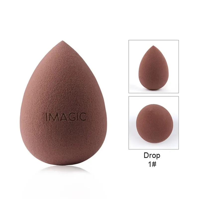 1PC Fashion Colorful Smooth Wet Dry Dual Use Cosmetic Puff Foundation Blender Makeup Sponge Powder Puff Beauty Makeup Tools