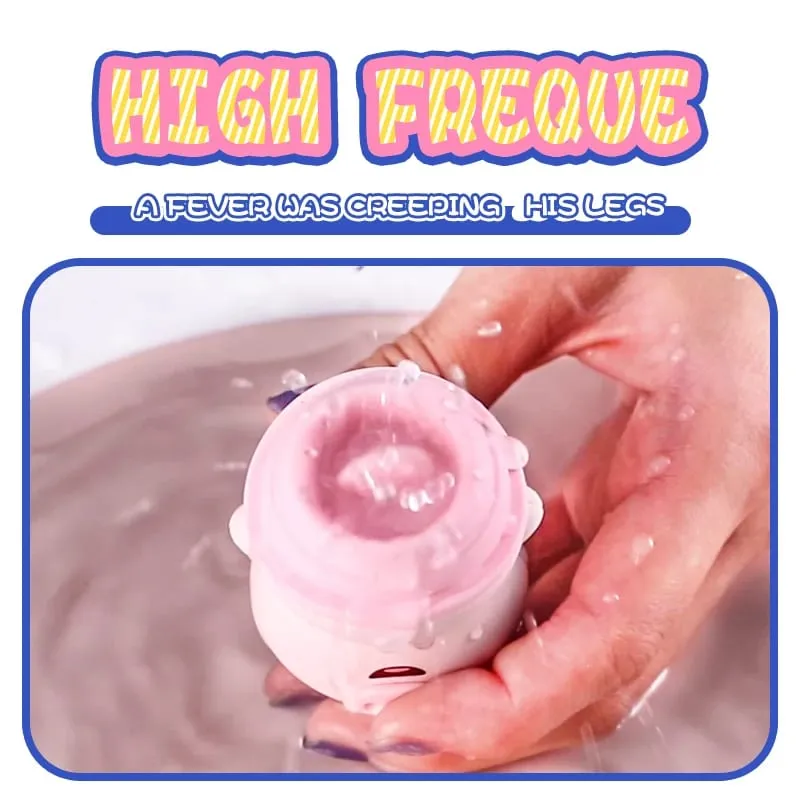 Pink Pig Tongue Lick Vibrators Anal Clitoris Nipple Massager G-Spot Adult Product Erotic Sex Machine 6/2 Modes Female Sex Toys
