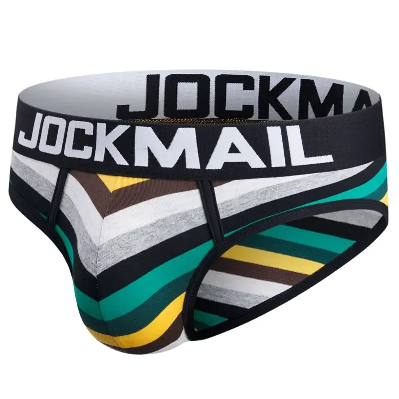 Jockmail Celana Dalam Pria Seksi Celana Dalam Katun Rendah Naik Renda Benang Jaring, Celana Pendek Musim Panas Sejuk Calzoncillos Hombre Slip