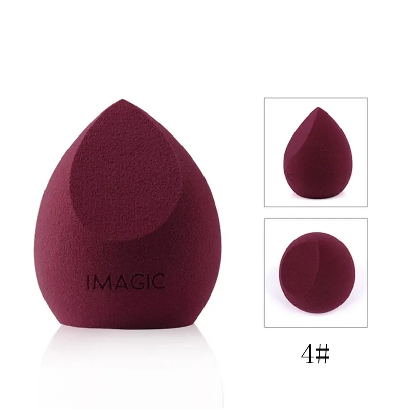1PC Fashion Colorful Smooth Wet Dry Dual Use Cosmetic Puff Foundation Blender Makeup Sponge Powder Puff Beauty Makeup Tools
