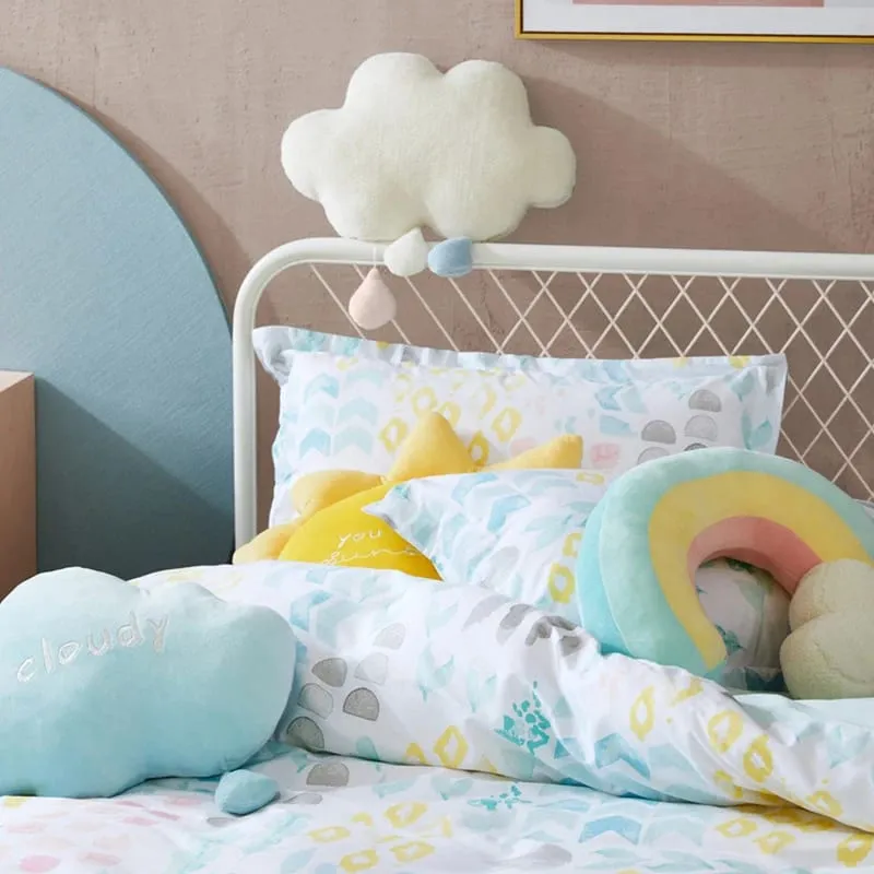 Nova chegada de pelúcia arco-íris nuvem sol brinquedo decoração para casa arco-íris nuvem travesseiro bonito criativo tempo jogar travesseiro crianças brinquedos presente — image 5