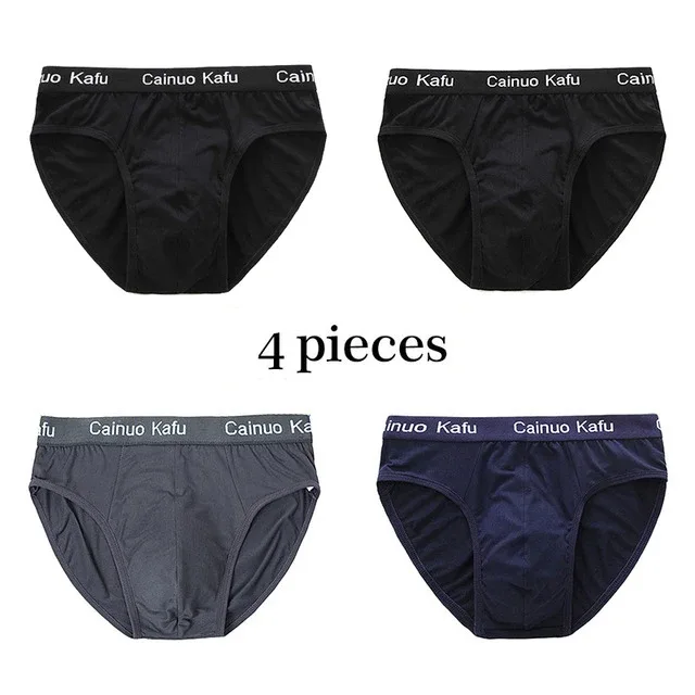 4 ชิ้นกางเกงในชาย Mens ชุดชั้นในฤดูร้อนขนาดใหญ่ L-5XL ความยืดหยุ่นชุดชั้นในชายกางเกงสบายเซ็กซี่กางเกงขาสั้นชายกางเกงร้อน