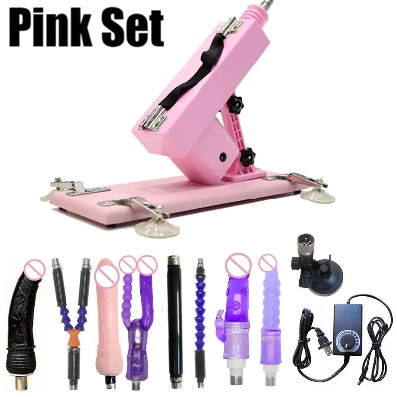 Strong Motor Automatic Vibartor Sex Machine with Dildo Attachments Adjustable Gun Love Machine Sex Toys for Man Women Adult Game