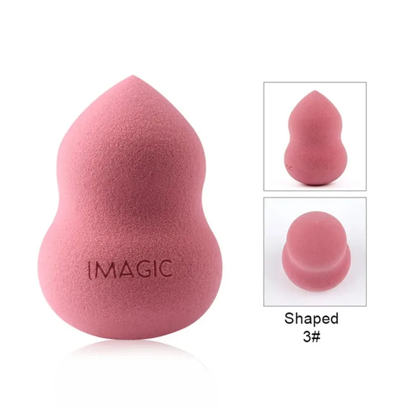 1PC Fashion Colorful Smooth Wet Dry Dual Use Cosmetic Puff Foundation Blender Makeup Sponge Powder Puff Beauty Makeup Tools