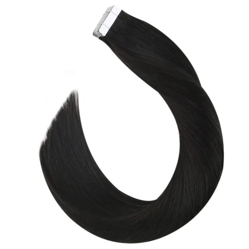 Ugeat Pita Dalam Ekstensi Rambut Remy Ekstensi Rambut Manusia Brasil Warna Coklat #4 Ekstensi Pita Rambut Manusia Asli 2.5G/Potong