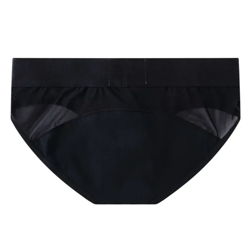 Jockmail Celana Dalam Pria Seksi Celana Dalam Katun Rendah Naik Renda Benang Jaring, Celana Pendek Musim Panas Sejuk Calzoncillos Hombre Slip