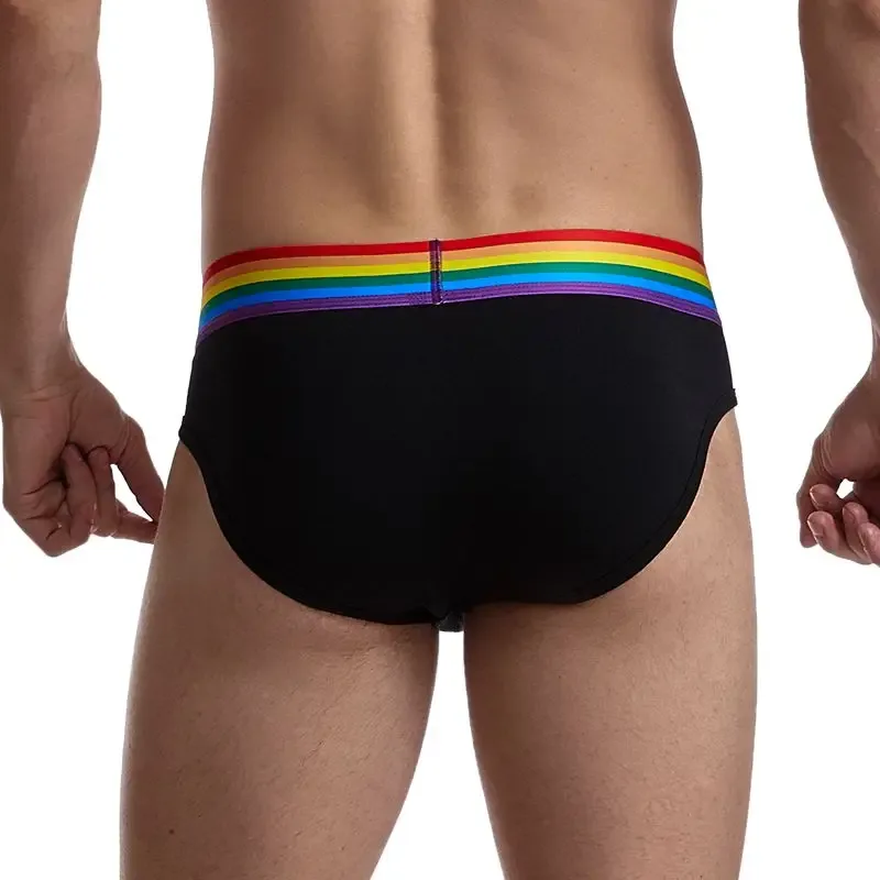 Jockmail Celana Dalam Pria Seksi Celana Dalam Katun Rendah Naik Renda Benang Jaring, Celana Pendek Musim Panas Sejuk Calzoncillos Hombre Slip