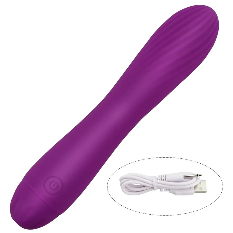 Vajina Stimülasyonu için Vibratör Titreşimli Silikon Şarj Edilebilir G Spot Yapay Penis Vibratör Masaj 7 Titreşim Desenleri Seks Oyuncak Kadın