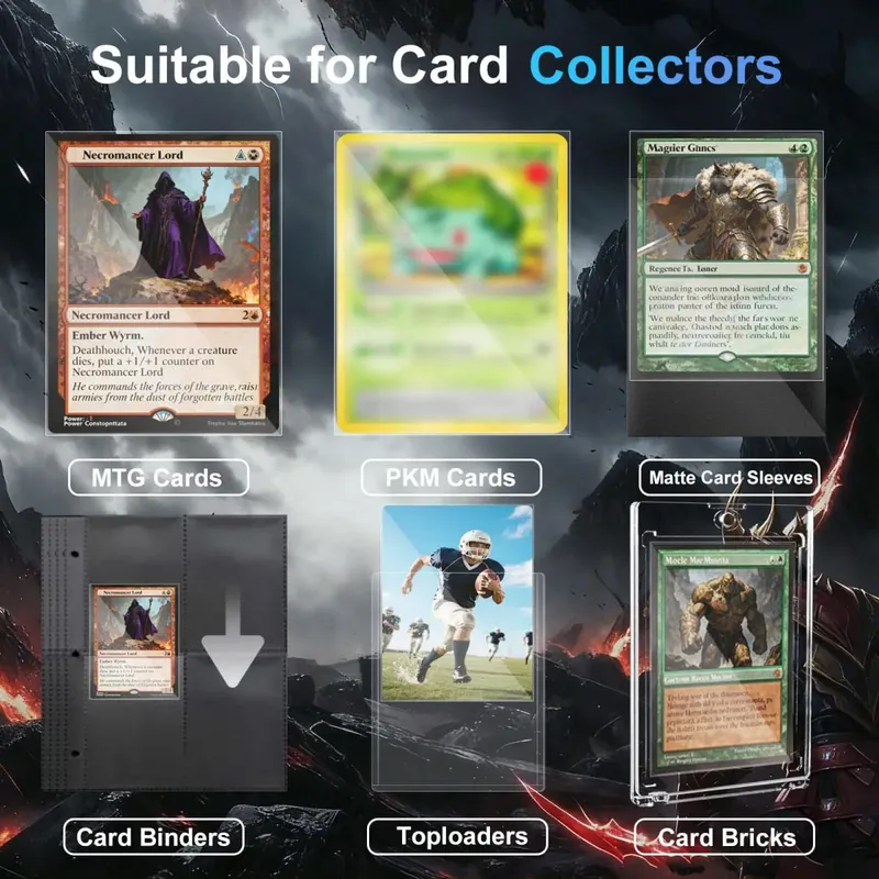 100 stk Hot Transparent MTG-korthylstre Standardstørrelse Klar TCG-kortbeskytter Indvendigt kortdæksel til sportsbrætspil 64x89 mm
