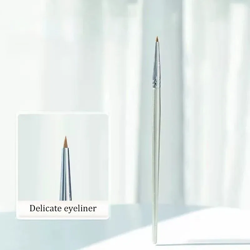 【SSummer10】Brow Contour Makeup Brushes Eyebrow Eyeliner Brush Professional Super Thin Angled Liner Eye Brush Make Up Tools【SS】