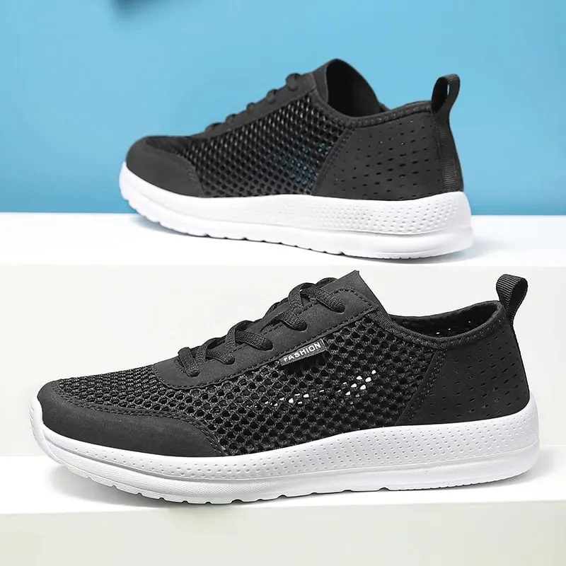 Men Soft Sport Shoes Breathable Fashion Mesh Running Shoes Comfortable Man High Quality Outdoor Lightweight Sneakers for Men