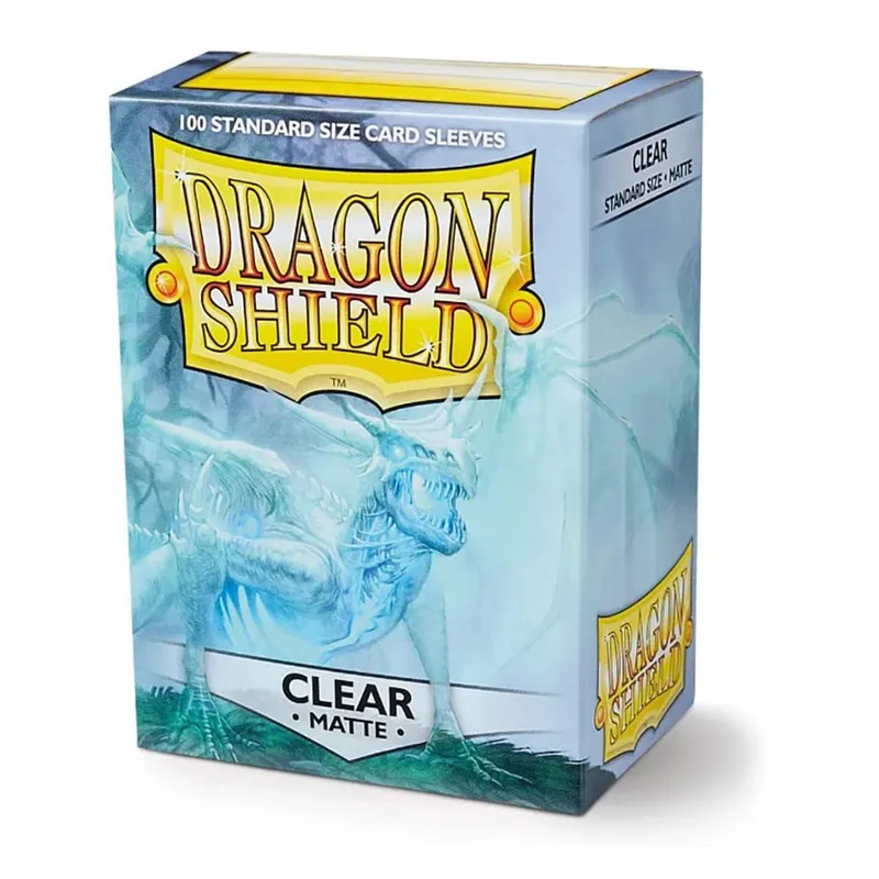 100 sztuk/pudło standardowy rozmiar Dragon Shield nowe rękawy 63x88mm przezroczyste matowe okładki na karty dla MTG/PKM karty do gry planszowej Slevee — image 4