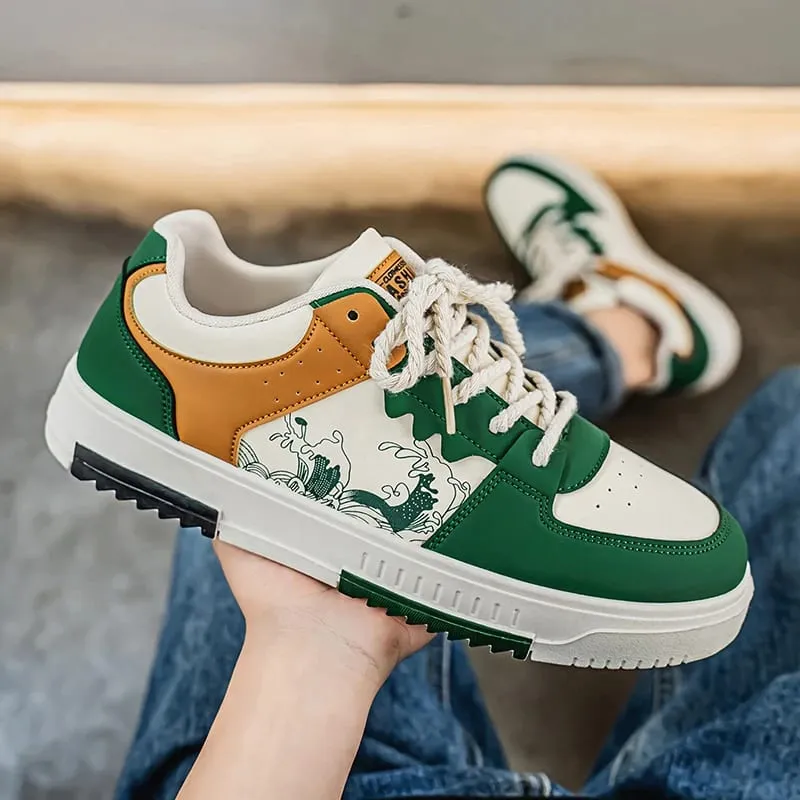 Men's sports and casual board shoes trendy men's shoes fashionable street shoes daily walking shoes
