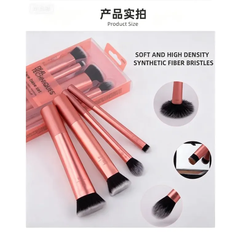 Single facial brightening contouring and contouring brush beauty tool