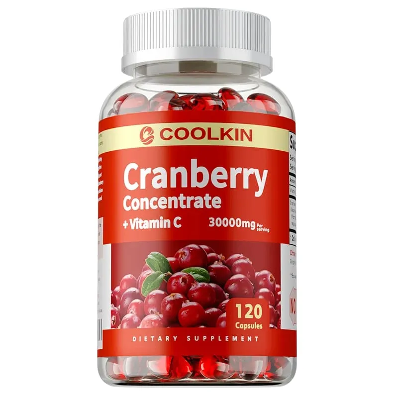 Cranberry Capsules - Beauty and Skin Care Urinary Tract Health Anti-aging Eye Protection Improve Appetite