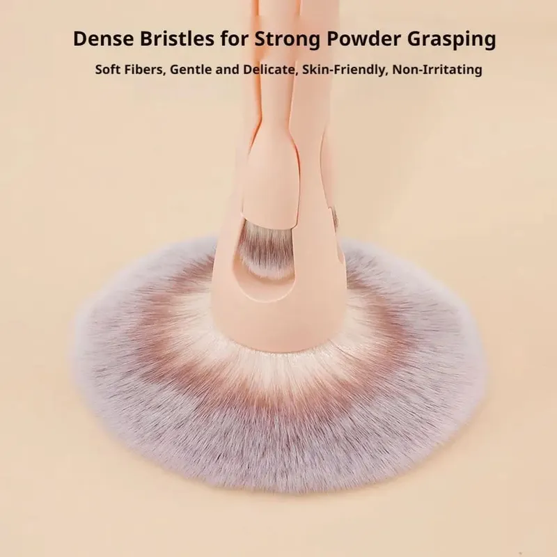 NY Makeup Powder børste med øjenskygge børste børster 4 i 1 alt-i-én magnetisk sammenlåsende pulver Blush Brush Makeup Tools